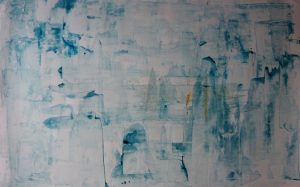 abstrait I acrylique sur papier 71-110 cm